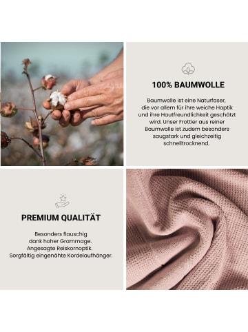 Schiesser 2er-Set: Duschtücher Turin in Hellrosa