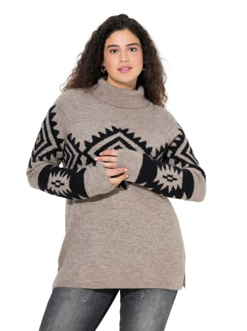 Ulla Popken Pullover in kieselgrau