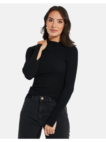 Threadbare Rollkragenpullover Ross in Black