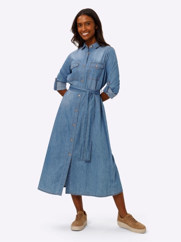 Heine Hemdblusenkleid in blue-bleached