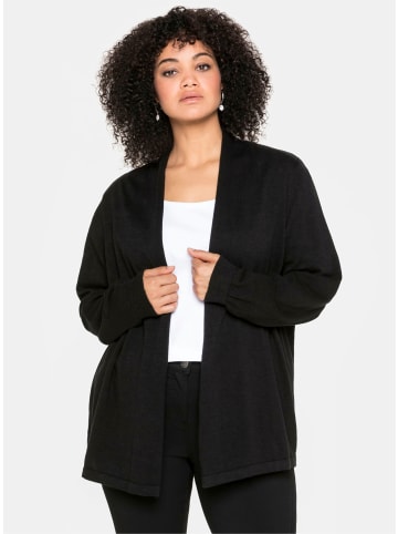 sheego Strickjacke in schwarz