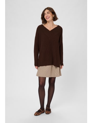 CULTURE Strickpullover CUolivia Oversize fit in Coffee Bean
