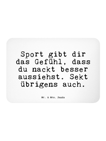 Mr. & Mrs. Panda Magnet Sport gibt dir das... mit Spruch in Weiß