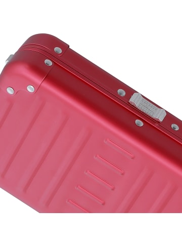 Aleon Umhängetasche Aluminium 19 cm ruby