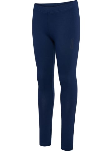 Hummel Kinder Leggings "Base Tights" in Blau