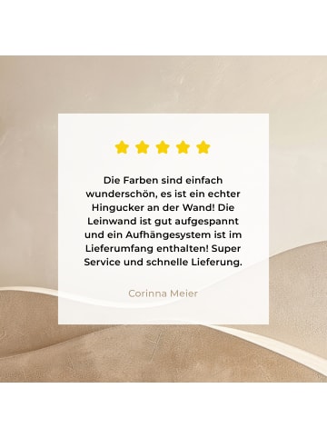 MuchoWow Leinwand bilder Wellen (BxH)