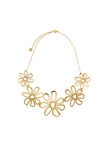 Steel_Art Statement Kette Damen Arna goldfarben in goldfarben