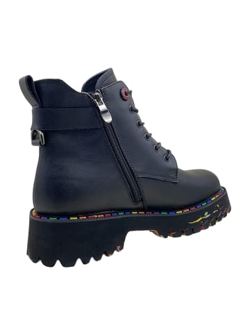 2GO FASHION Schnürboots in Schwarz