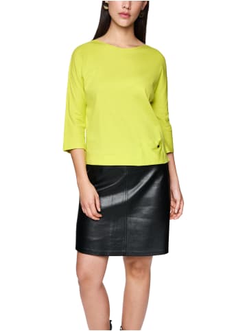 MARC CAIN ADDITIONS  T-Shirt in Kimono-Form in Limoncello