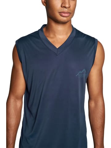 Normani Outdoor Sports Herren Tanktop Alberta in Schwarz