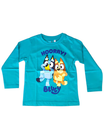 Bluey Langarmshirt Bluey & Bingo in Türkis