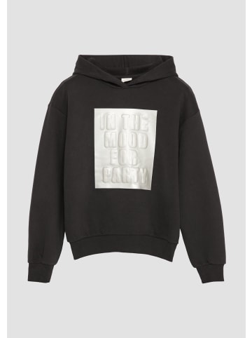 s.Oliver Sweatshirt langarm in Schwarz