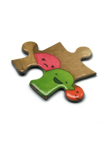 Mr. & Mrs. Panda Puzzle Bär Gefühl Design ohne Spruch in Weiß