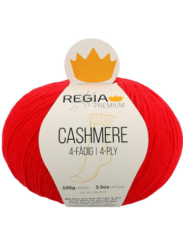 Regia Handstrickgarne Premium Cashmere, 100g in Lipstick red