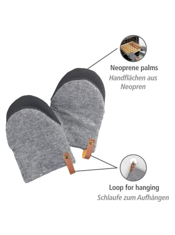 Wenko Topfhandschuhe Ada Mini Grau, Topfhandschuhe Mod. Ada Mini Grau in Grau