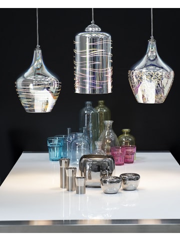 Beliani Pendelleuchten SANGONE in Silber - (W) 23 x (H) 148 x (L) 23 cm