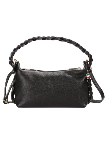 Florence Florence Umhängetasche Leder schwarz ca. 25cm