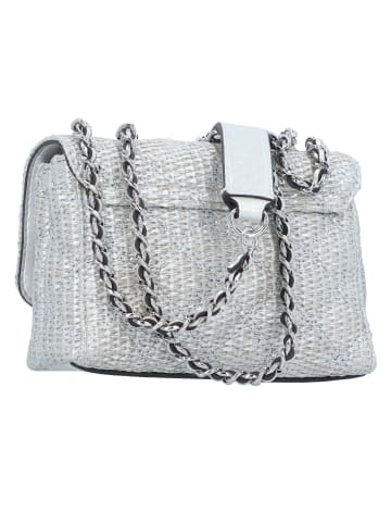 Guess Giully II Mini Bag Schultertasche 18 cm in silver