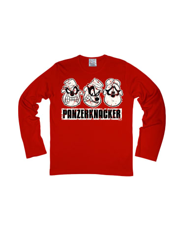 Logoshirt Langarmshirt Disney - Panzerknacker in rot