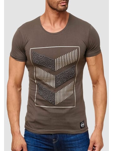 Arizona-Shopping T Shirt 3D Print Short Sleeve Shirt H2160 in Olive