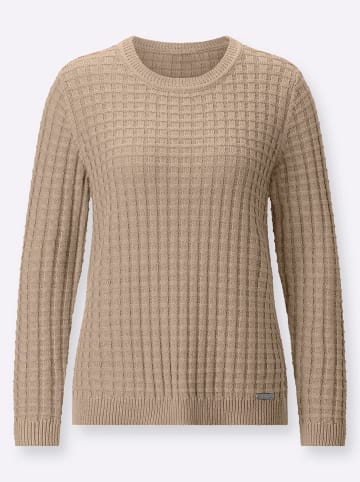 WITT WEIDEN Rundhals-Pullover in beige