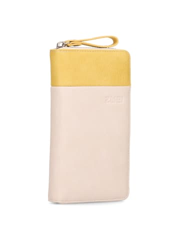 Zwei Eva Geldbörse 20 cm off white
