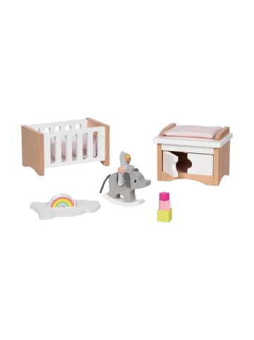 Goki Puppenhaus Möbel Style, Babyzimmer, ab 3 Jahre