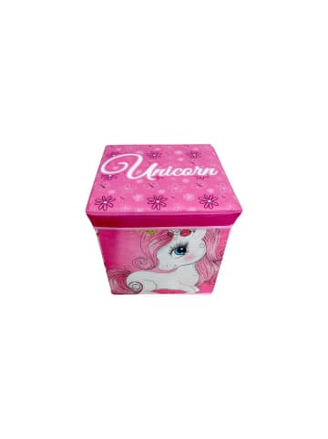 Einhorn Princess Spielzeugaufbewahrung 30×30×30 cm