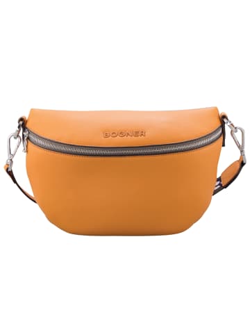 Bogner Schultertasche 'Courchevel Sina in Dunkelgelb'