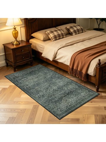 Teppich Boss Kurzflor Teppich Inka 1148, Läufer - Grün