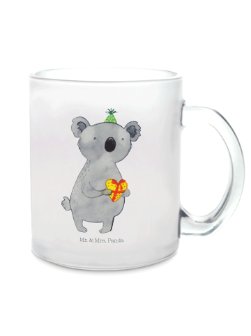 Mr. & Mrs. Panda Teetasse Koala Geschenk ohne Spruch in Transparent