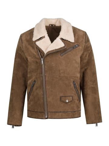 JP1880 Lederjacke in camelbraun