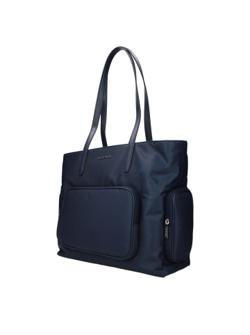 Michael Kors Blau Stoff Schulter Tasche