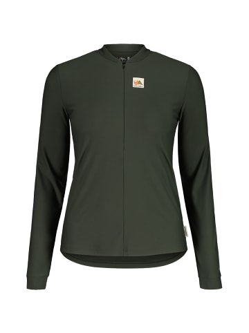 Maloja W MONTALINM. LANGARMSHIRT in Tannengrün