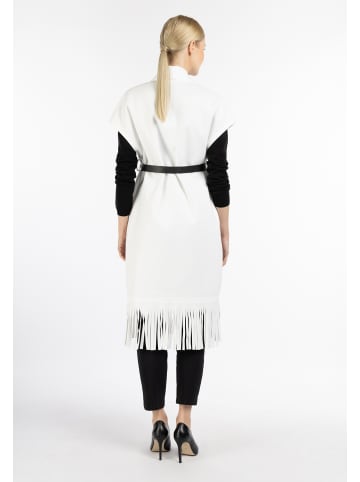 DreiMaster Klassik Damen Weste in Wollweiss