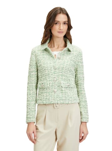 Betty Barclay Blazer-Jacke langarm in Green/Cream