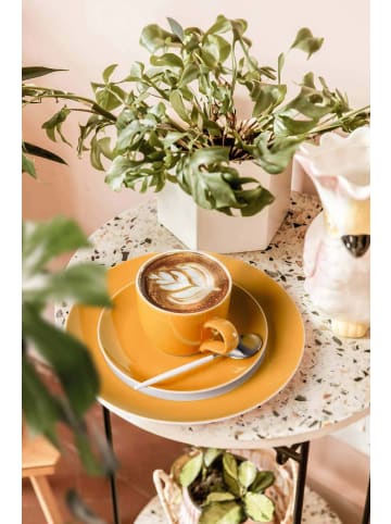 Seltmann Weiden 6er Set Espressotasse mit Untertasse Liberty Pure Colors 90 ml in Mango Orange