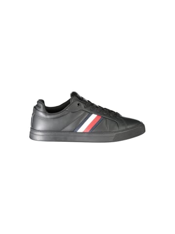 Tommy Hilfiger Schwarze Leder-Sneaker