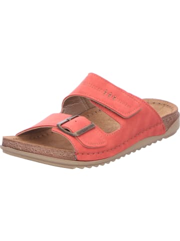 Fischer Markenschuh Pantolette in rot