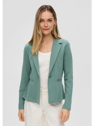 s.Oliver Sweatshirt Jacke in 6575_petrol