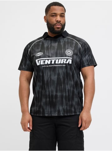 JACK & JONES PLUS Poloshirt in Black