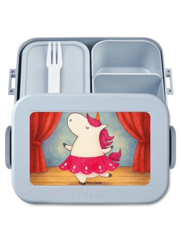 Mr. & Mrs. Panda Lunchbox Einhorn Ballerina Design ohne Spruch in Blau Pastell