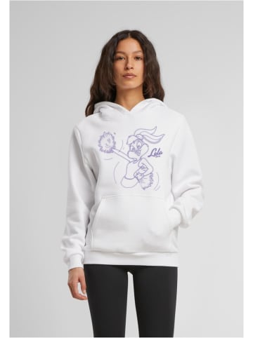 Merchcode Hoodie "Lola Bunny Fluffy Hoody" in Weiß