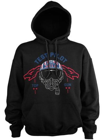 TOP GUN Hoodie "Test Pilot Big Tall Hoodie" in Schwarz