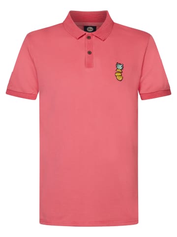 Petrol Industries Klassisches Poloshirt Seaside in Rosa