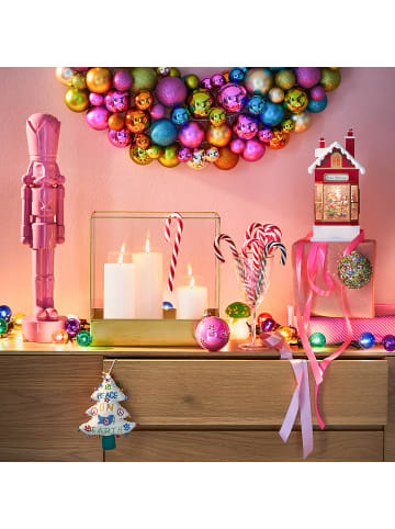 Butlers Butlers Weihnachtskugel HANG ON Candy Cane in Pink