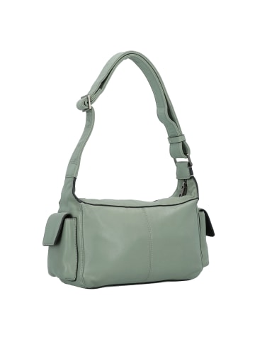 LIEBESKIND BERLIN Lila Schultertasche Leder 33 cm in forest green