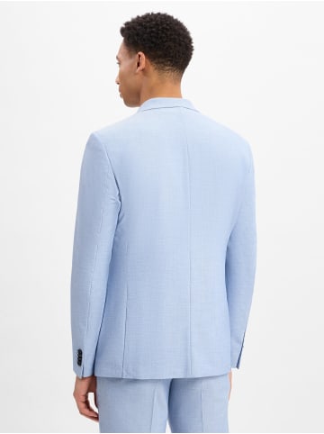 Finshley & Harding London Sakko Brixdon in hellblau weiß