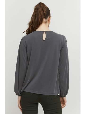 b.young Shirttop BYPERL TSHIRT - 20811741  Langarm-Top in Grau