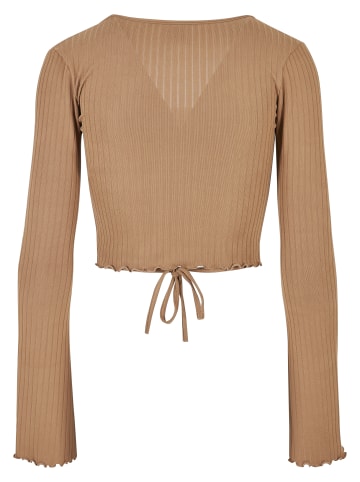 Urban Classics Long Sleef in darktaupe